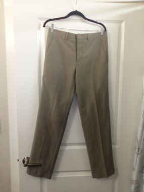jf j.ferrar Men's Khaki Dress Pants Slim Fit Size 30
